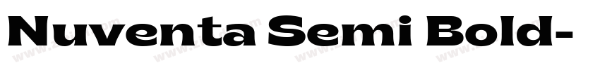 Nuventa Semi Bold字体转换 Nuventa Semi Bold字体转换